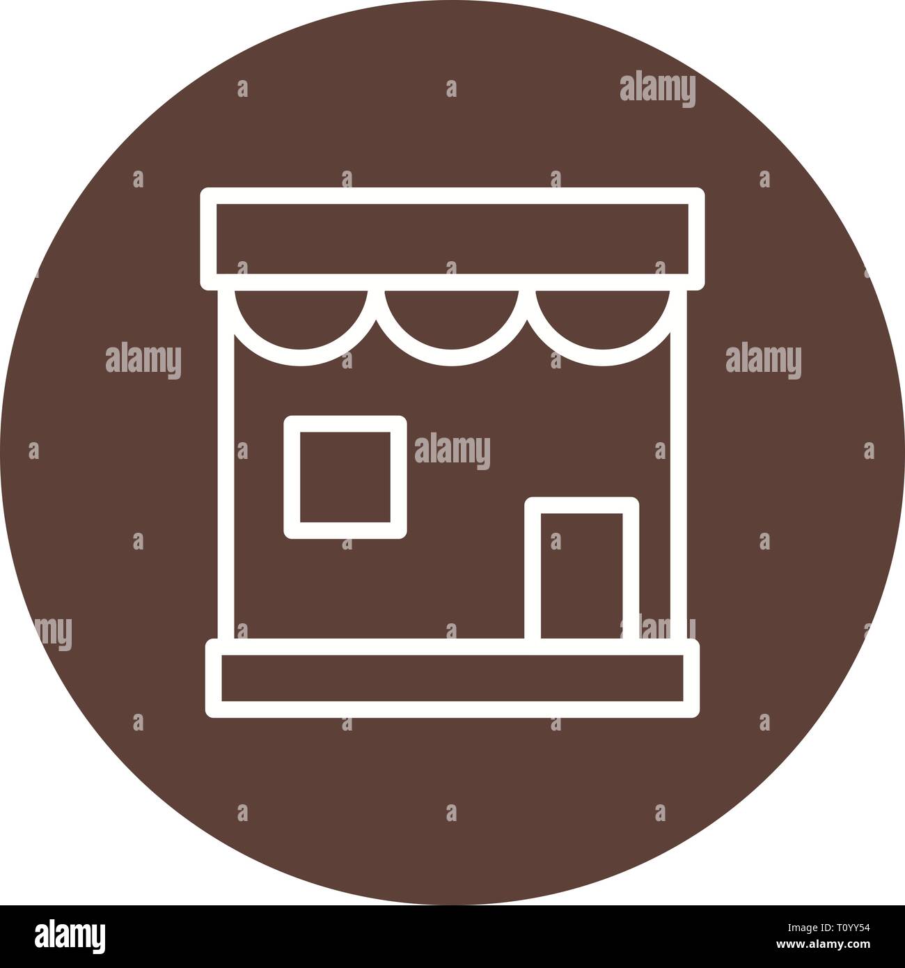 Vector Shop Icon Stock Photo - Alamy