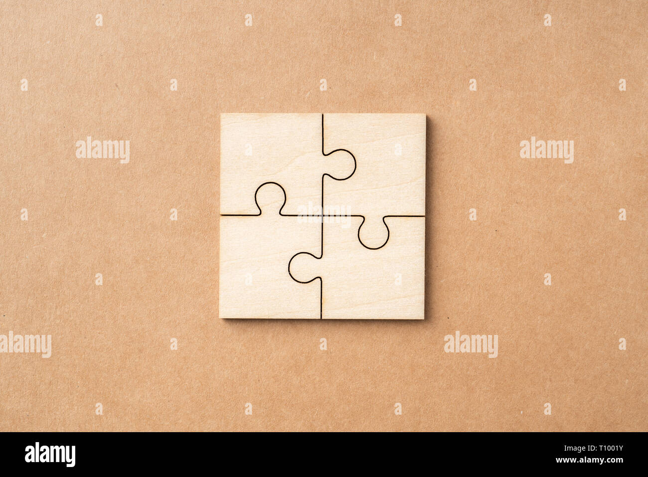 Download Business And Design Concept Jigsaw Icon On Kraft Paper For Infographic Mockup Stock Photo Alamy PSD Mockup Templates