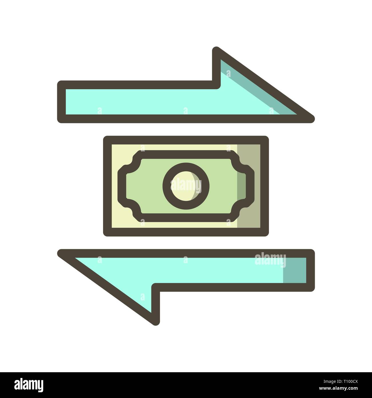 Illustration Transaction Icon Stock Photo - Alamy