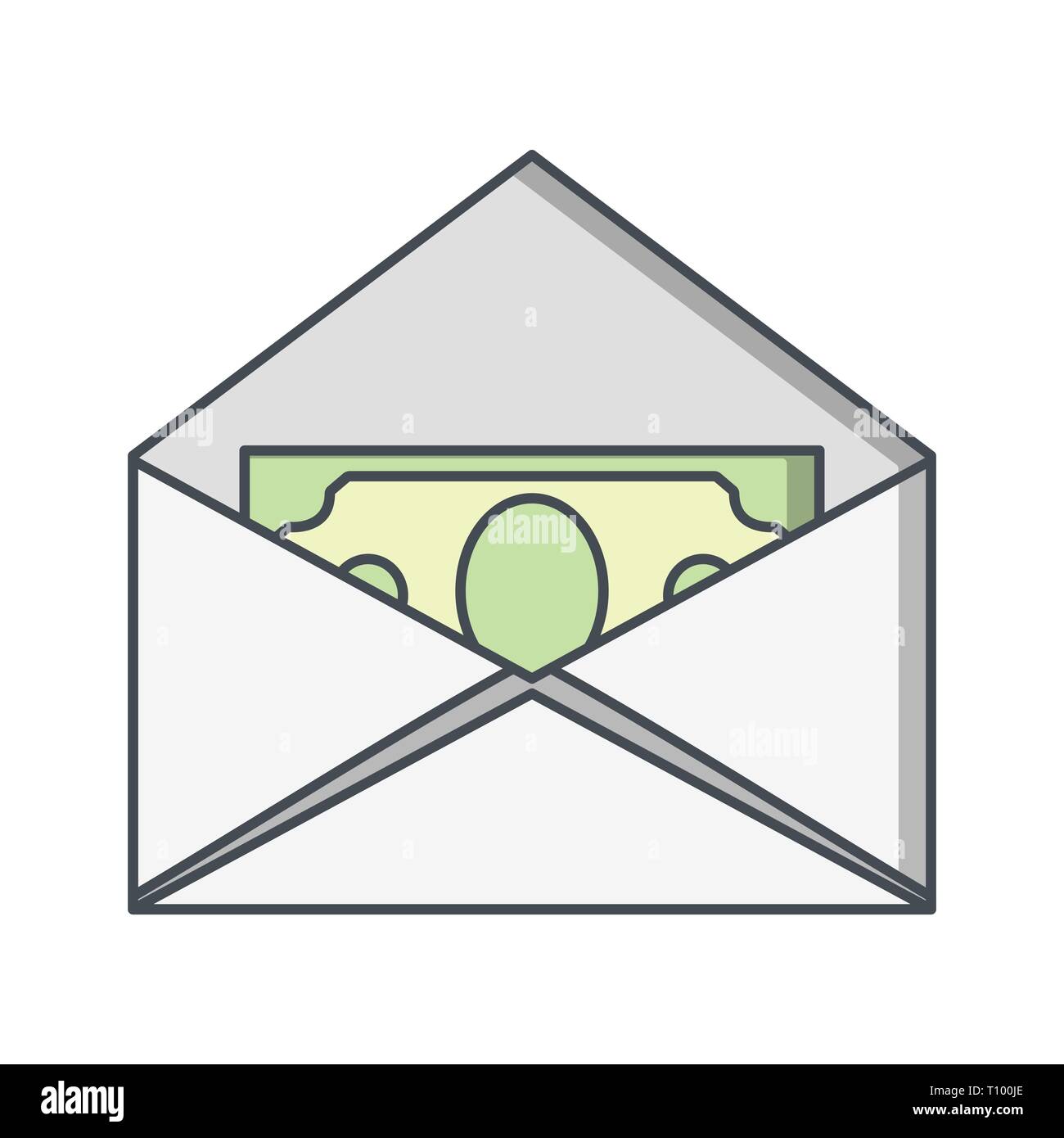 Illustration Sending Money Icon Stock Photo - Alamy