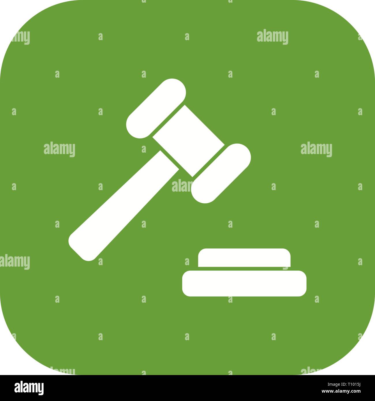 Illustration Auction Icon Stock Photo - Alamy