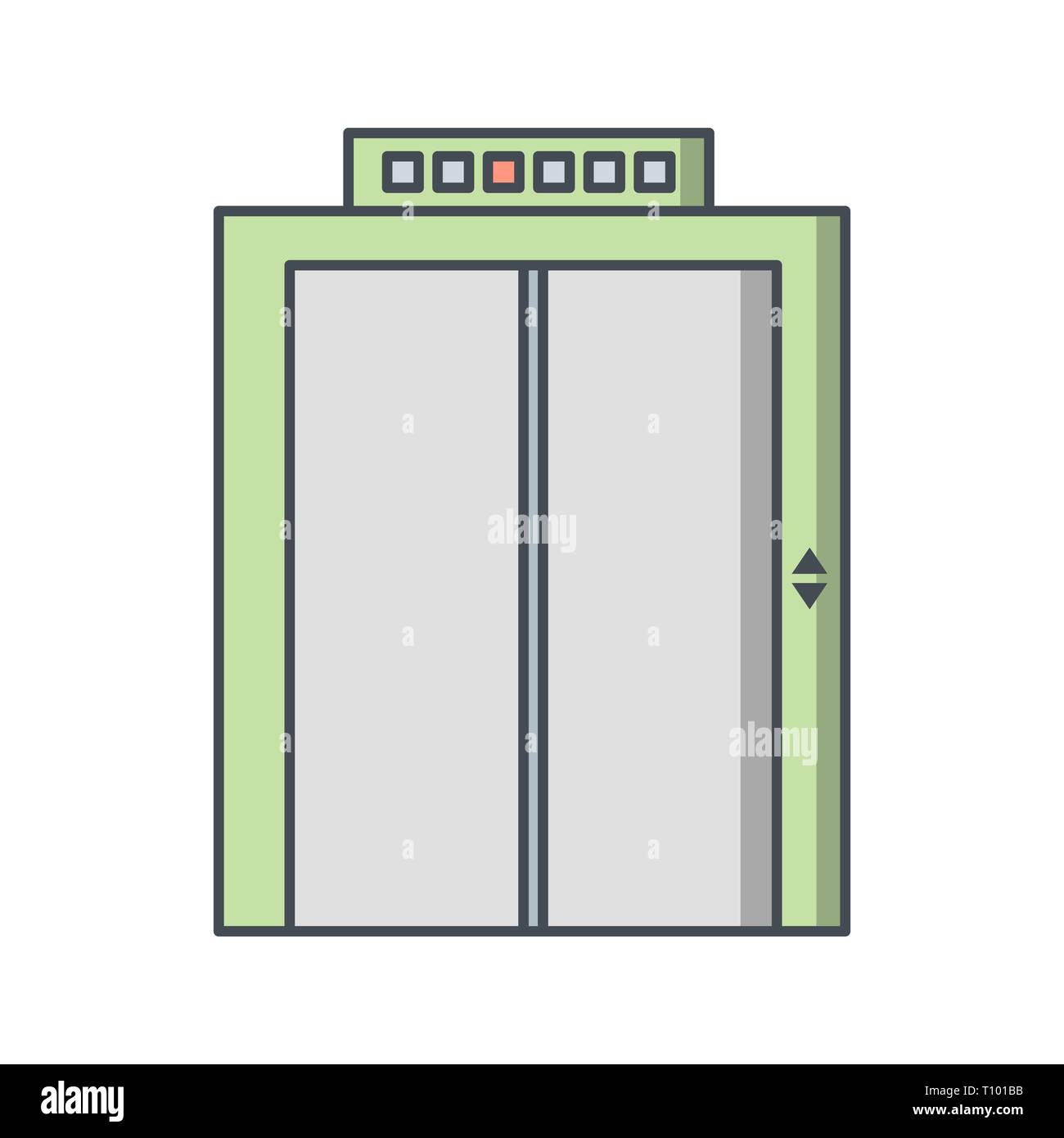 Illustration Lift Icon Stock Photo - Alamy