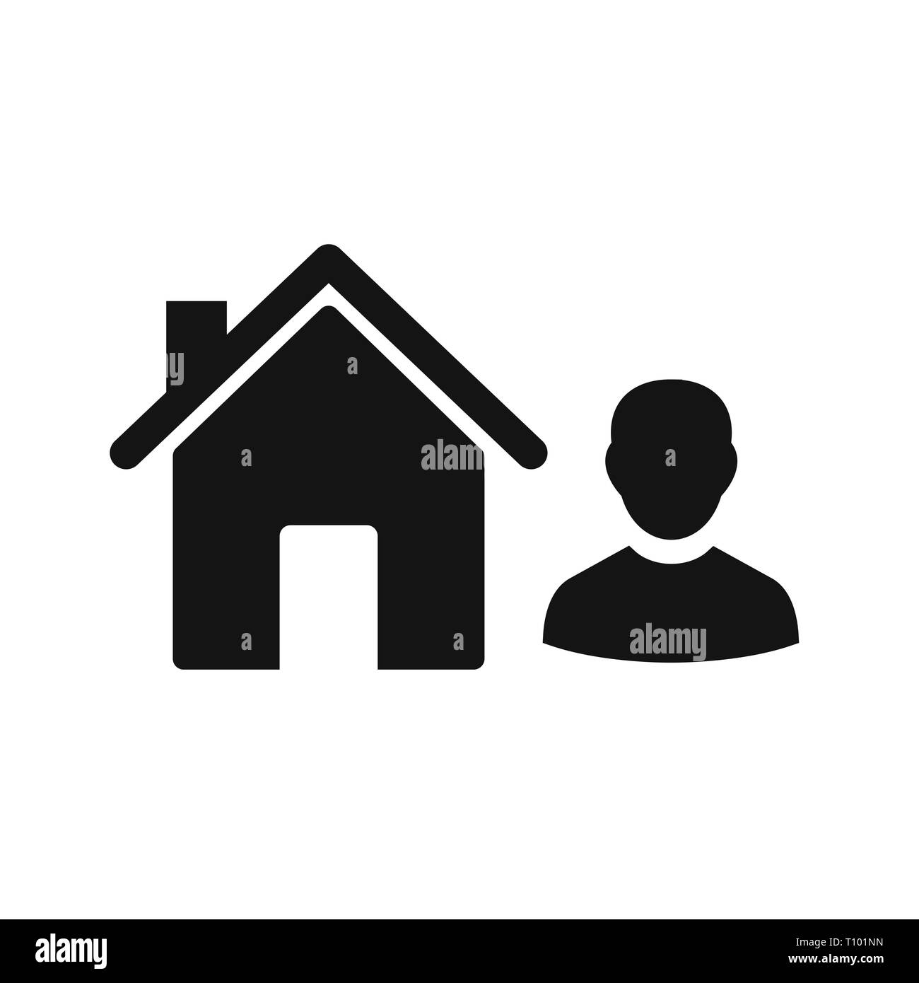 Illustration Agent Icon Stock Photo - Alamy