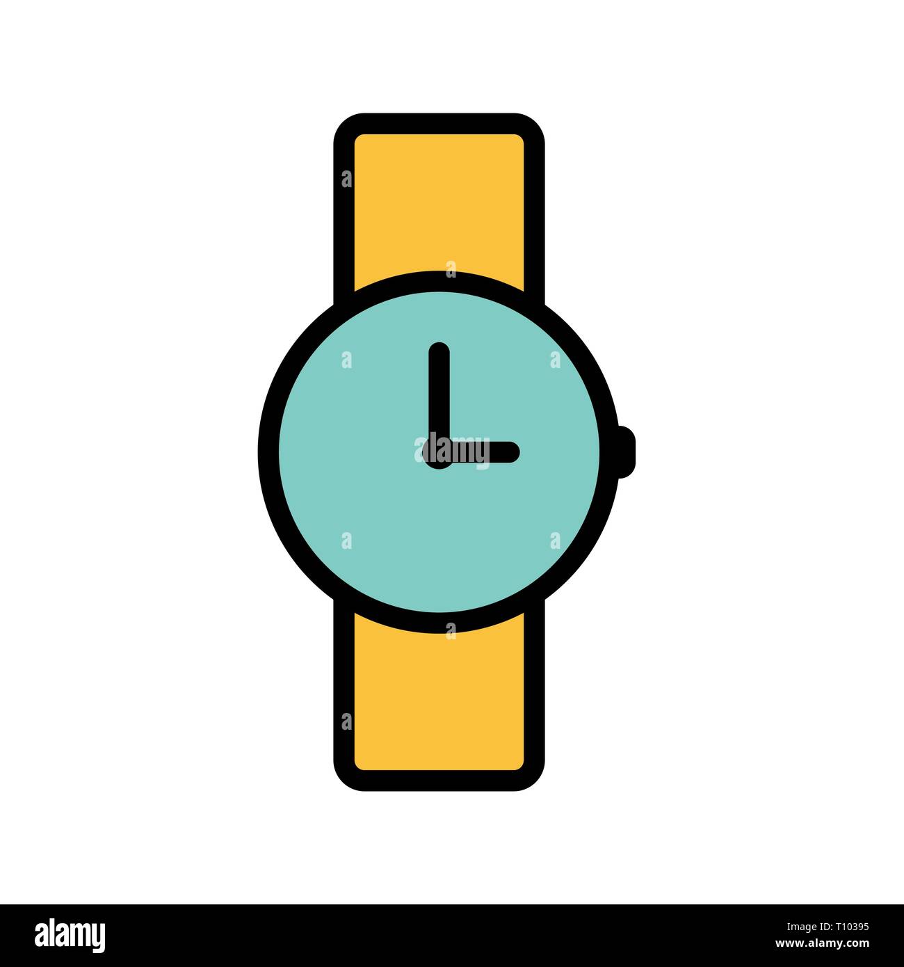 Illustration Watch Icon Stock Photo - Alamy