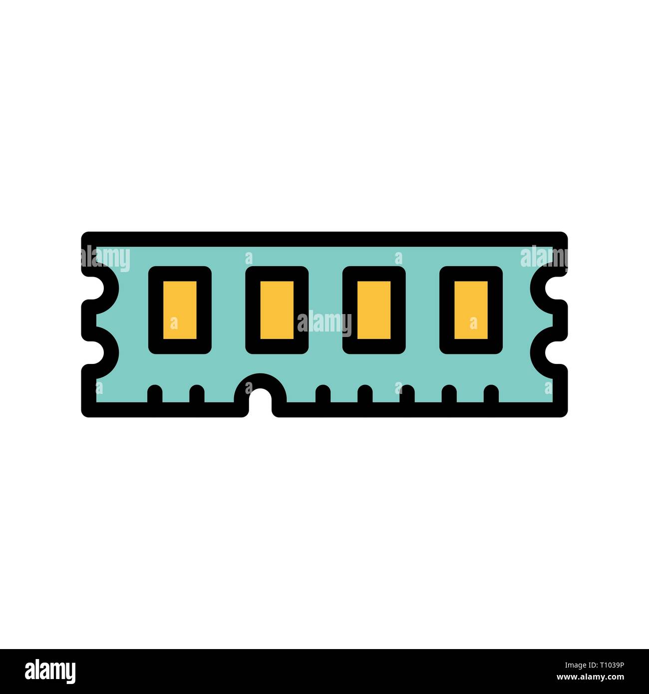 Illustration Ram Icon Stock Photo - Alamy