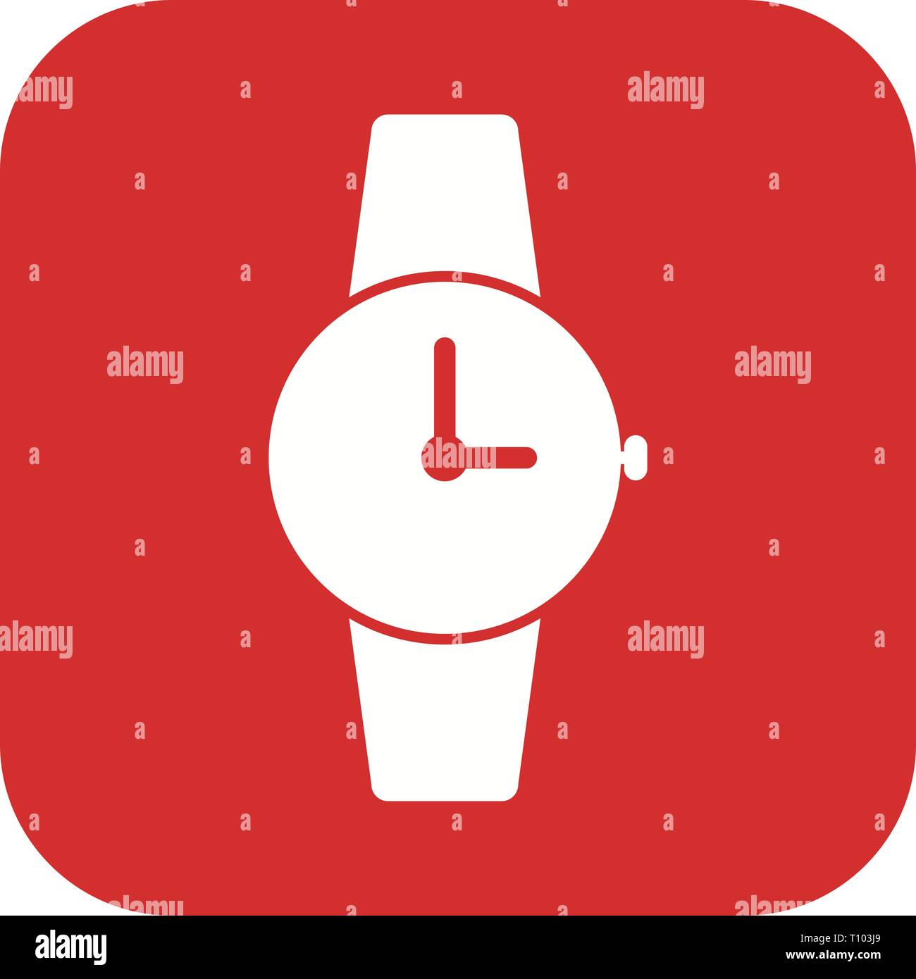 Illustration Watch Icon Stock Photo - Alamy