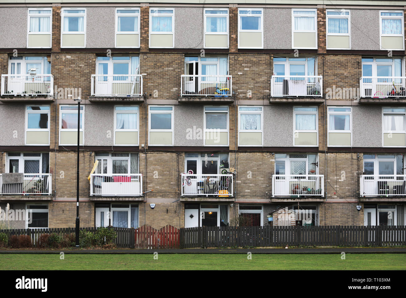 Social Housing Sheffield, UK. The Winn Gardens Estate Stock Photo Alamy