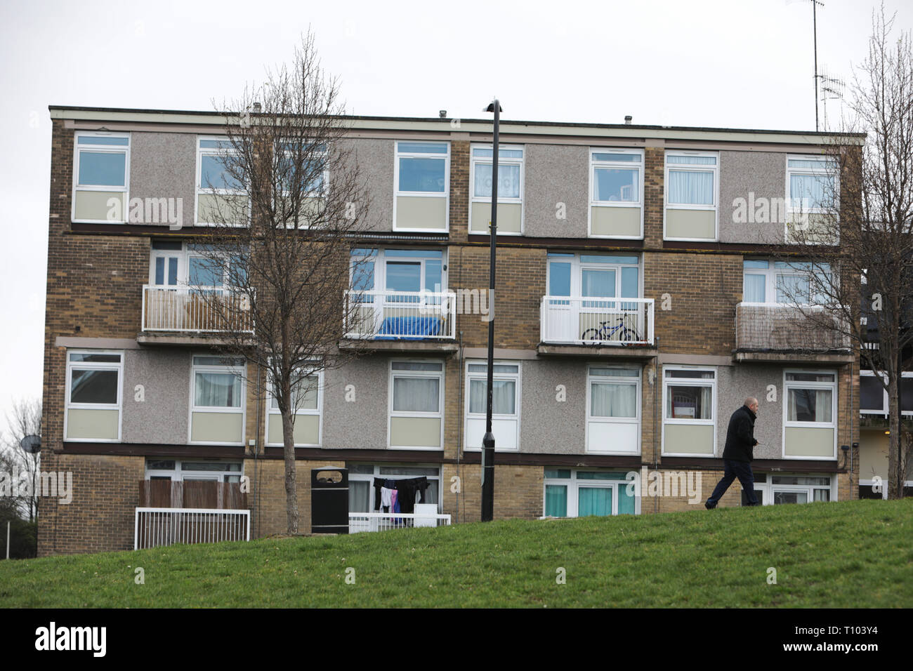 Social Housing Sheffield, UK. The Winn Gardens Estate Stock Photo Alamy