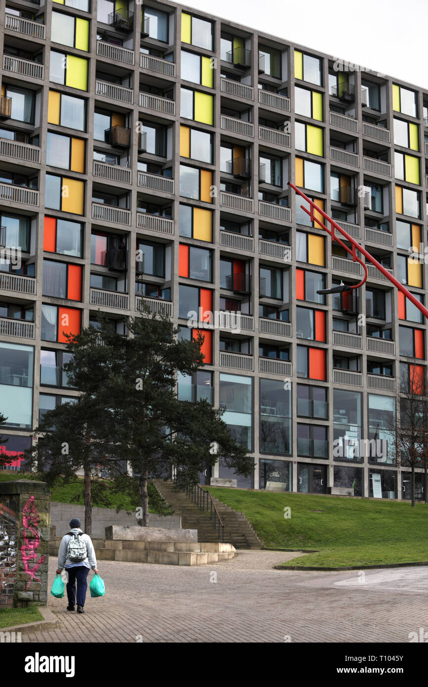 'Urban Splash' renovated Park Hill Flats, Sheffield Stock Photo Alamy