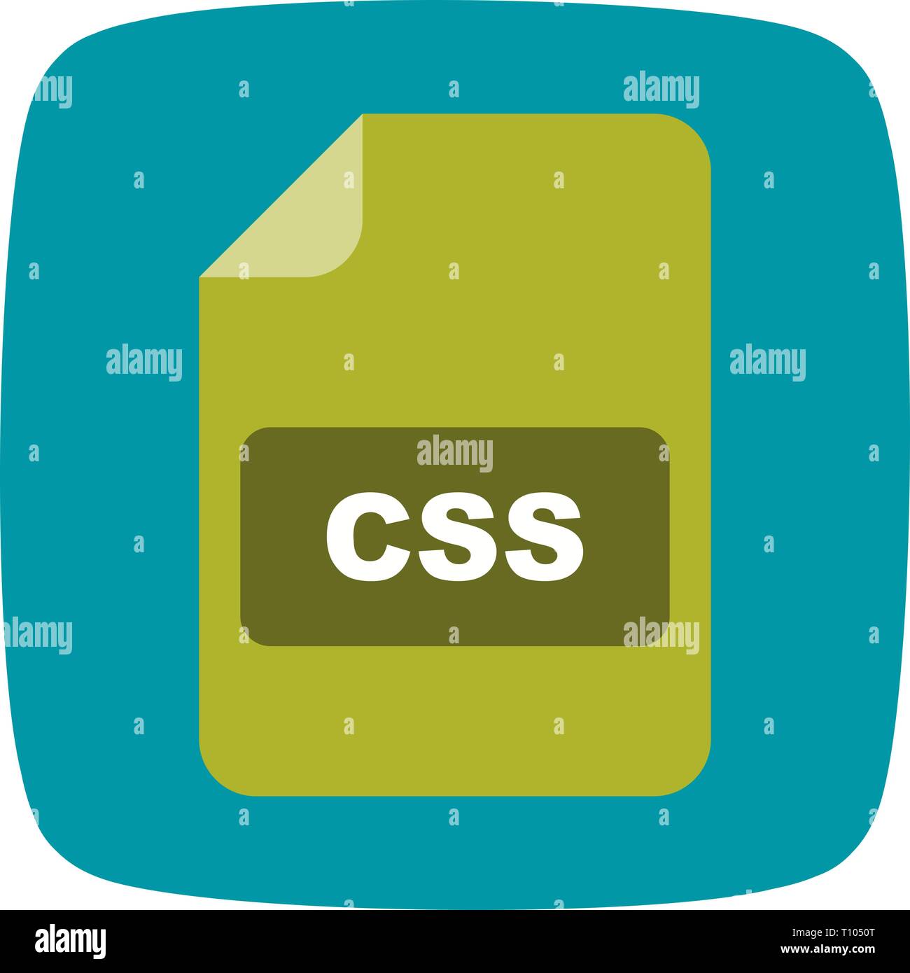 Illustration CSS Icon Stock Photo - Alamy