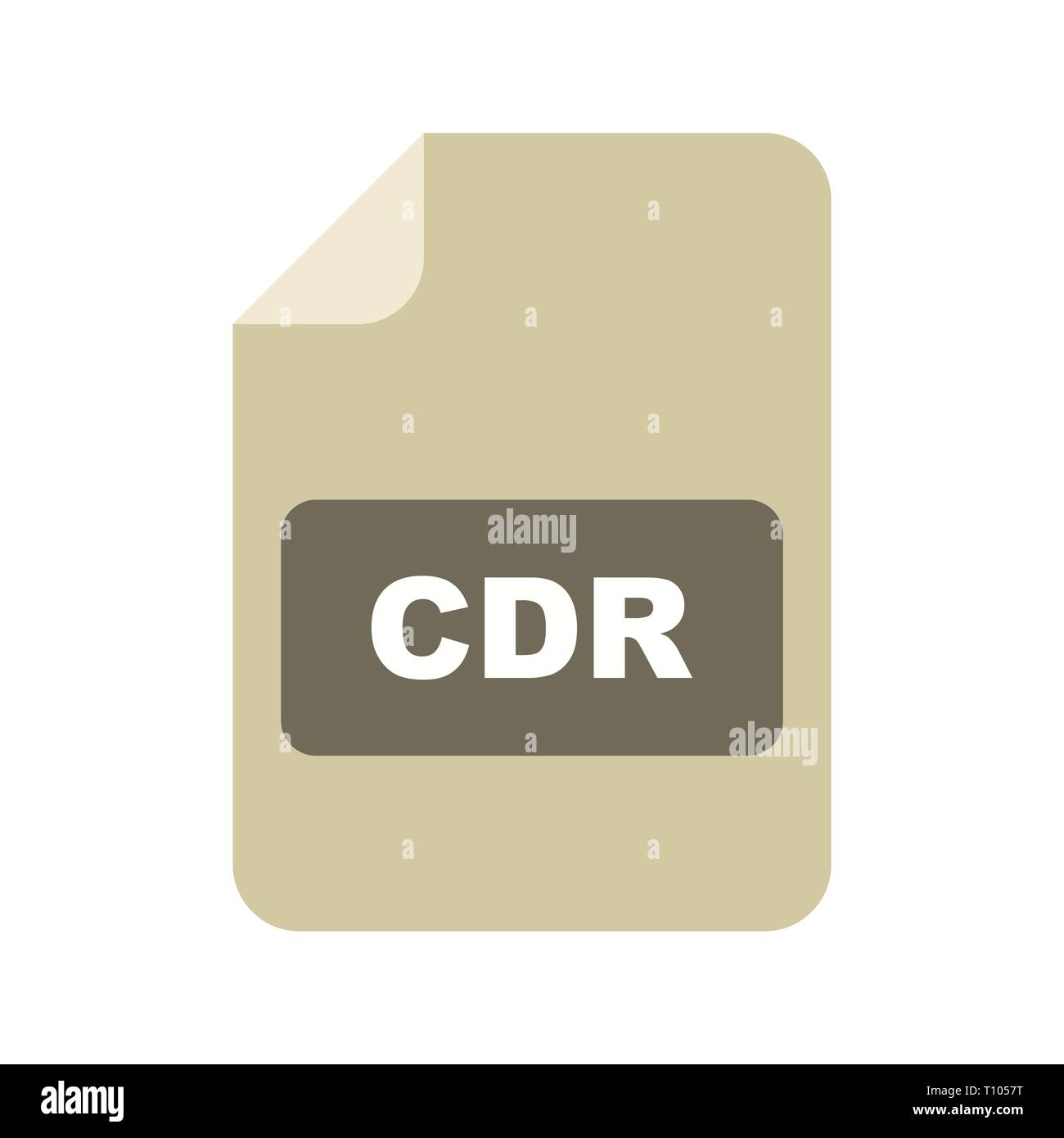 Illustration CDR Icon Stock Photo Alamy