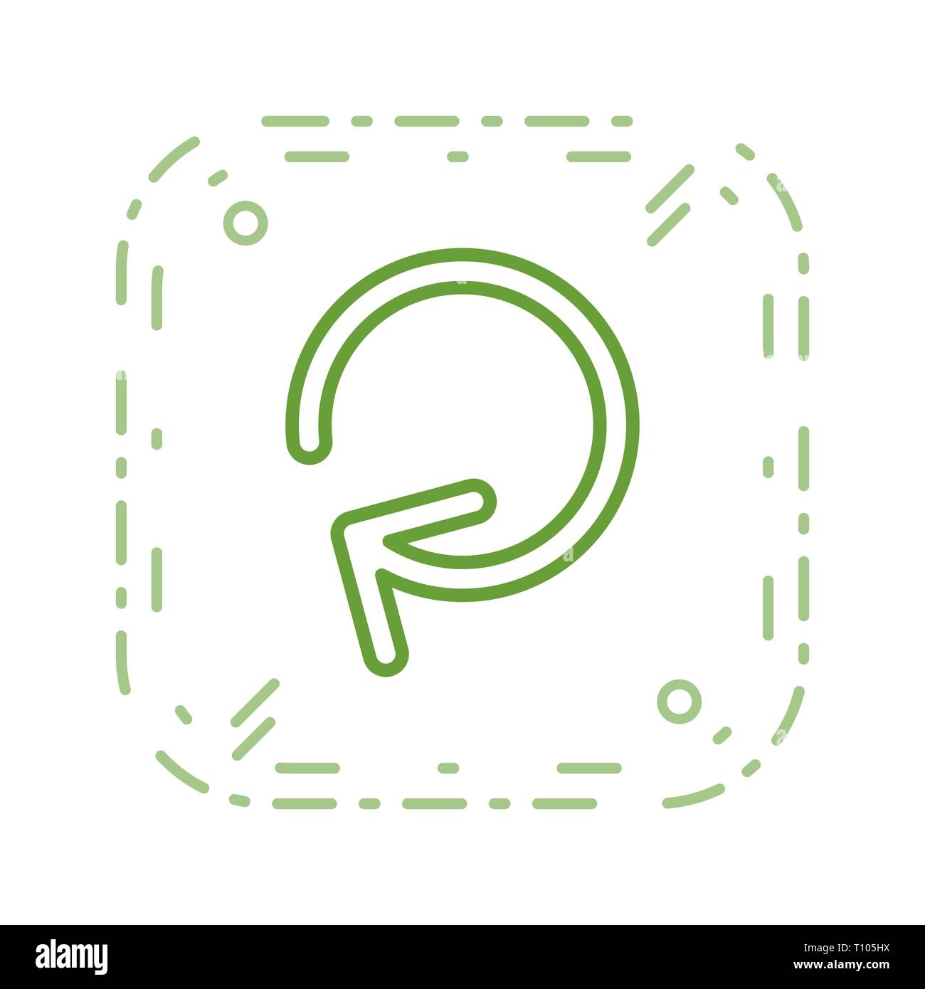 Illustration Reload Icon Stock Photo - Alamy