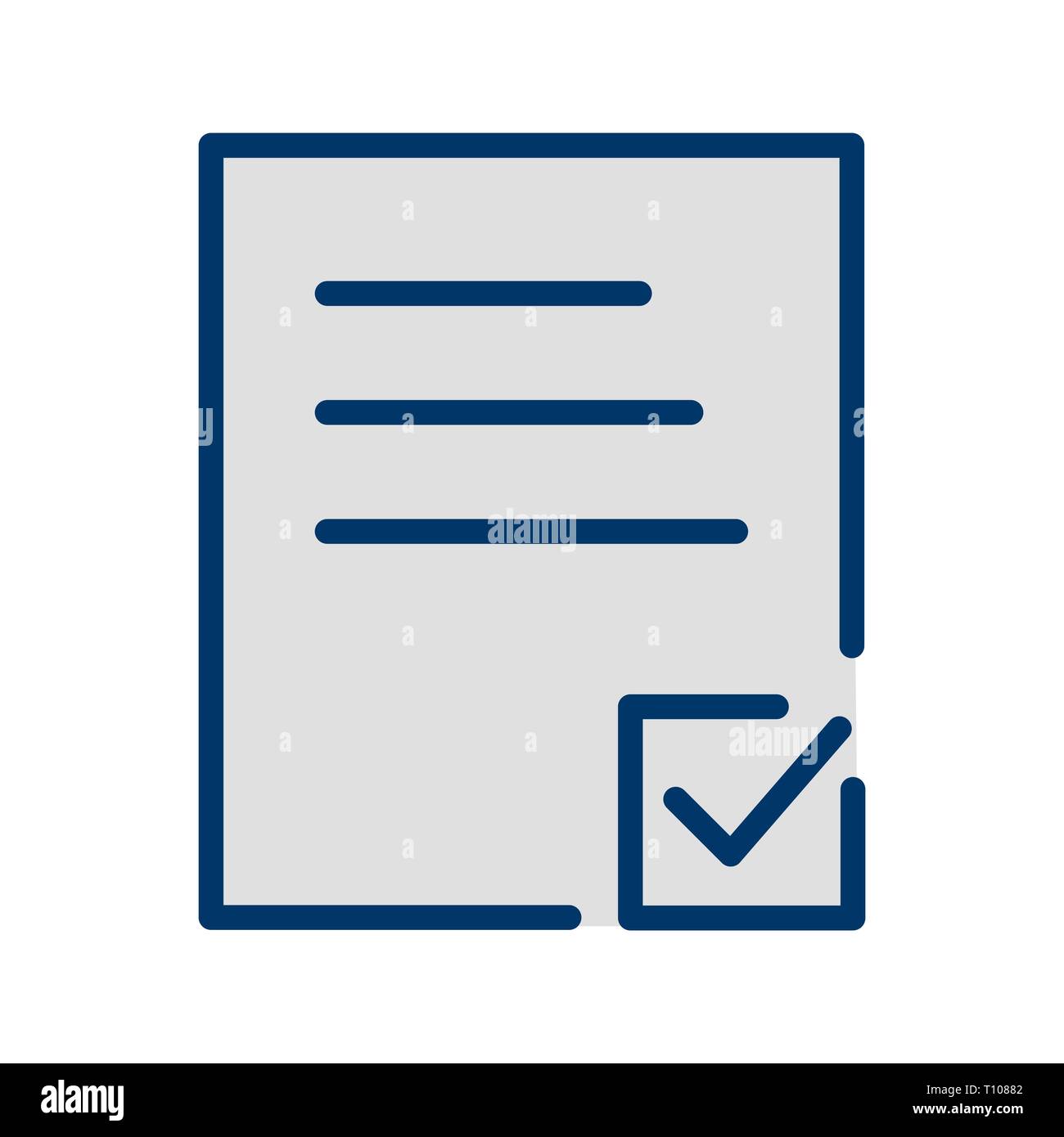 Illustration Task Icon Stock Photo - Alamy