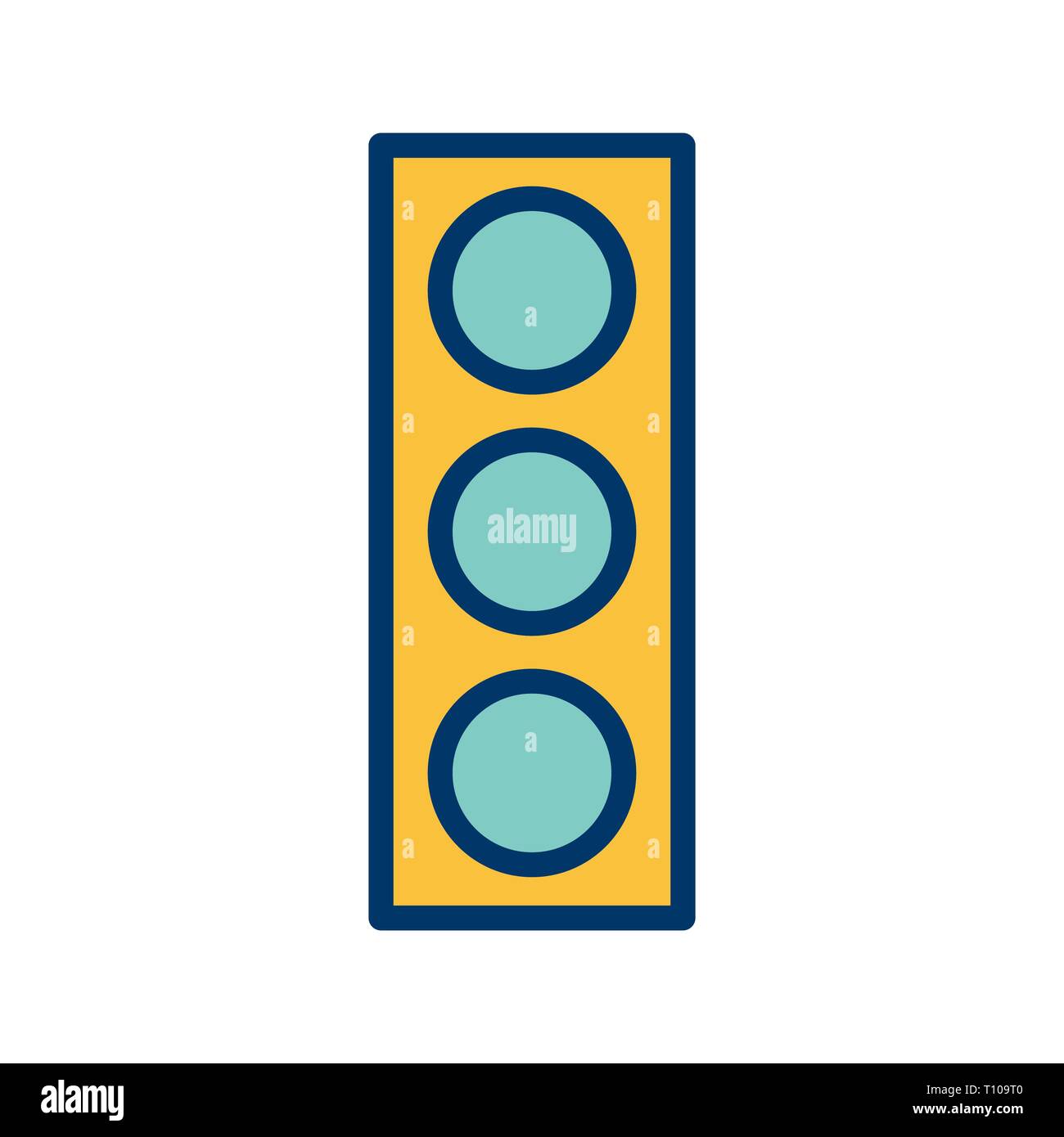 Illustration Signal Sign Icon Stock Photo - Alamy