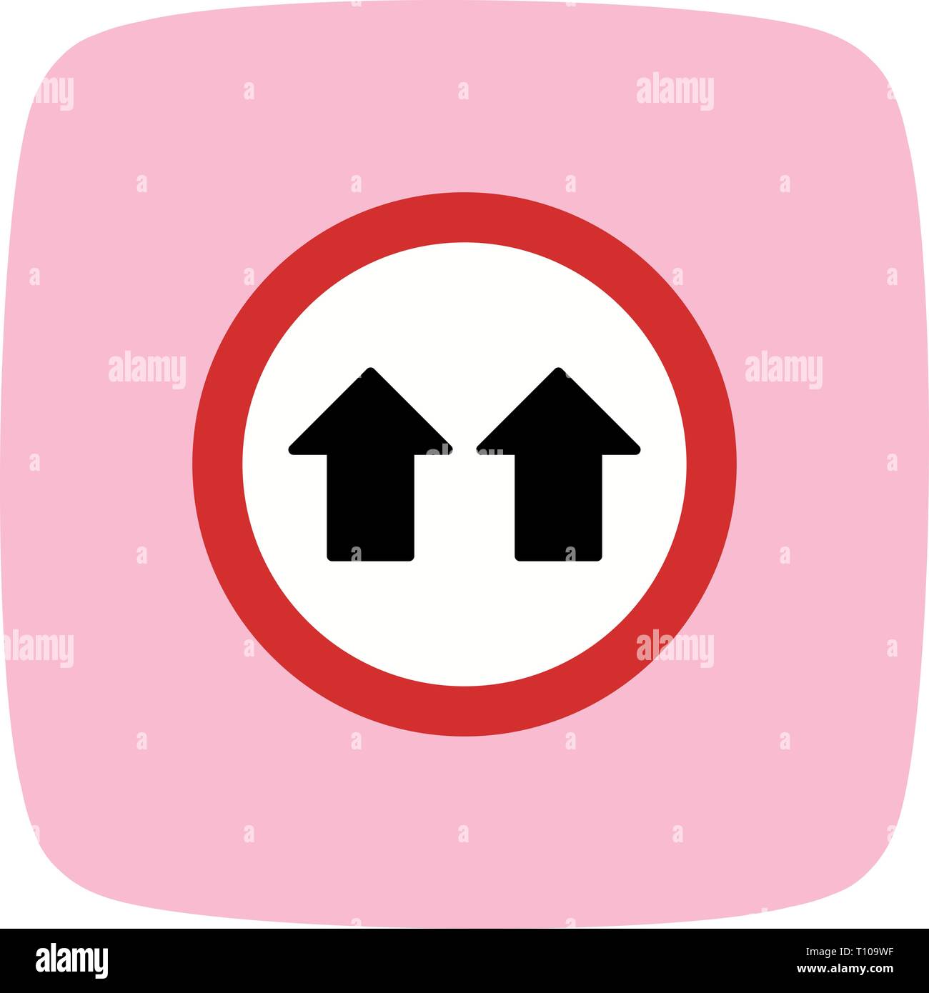 Illustration Give Way IconVector Give Way Icon Stock Photo Alamy