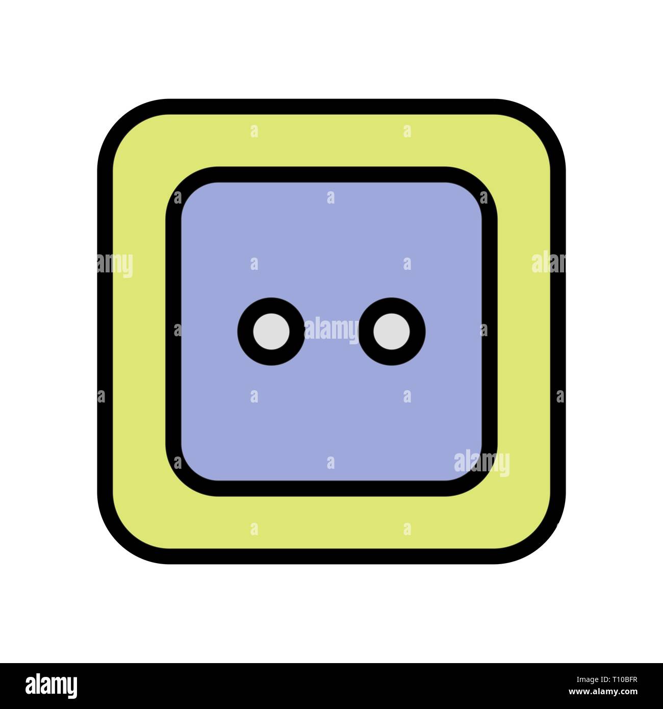 Illustration Socket Icon Stock Photo - Alamy