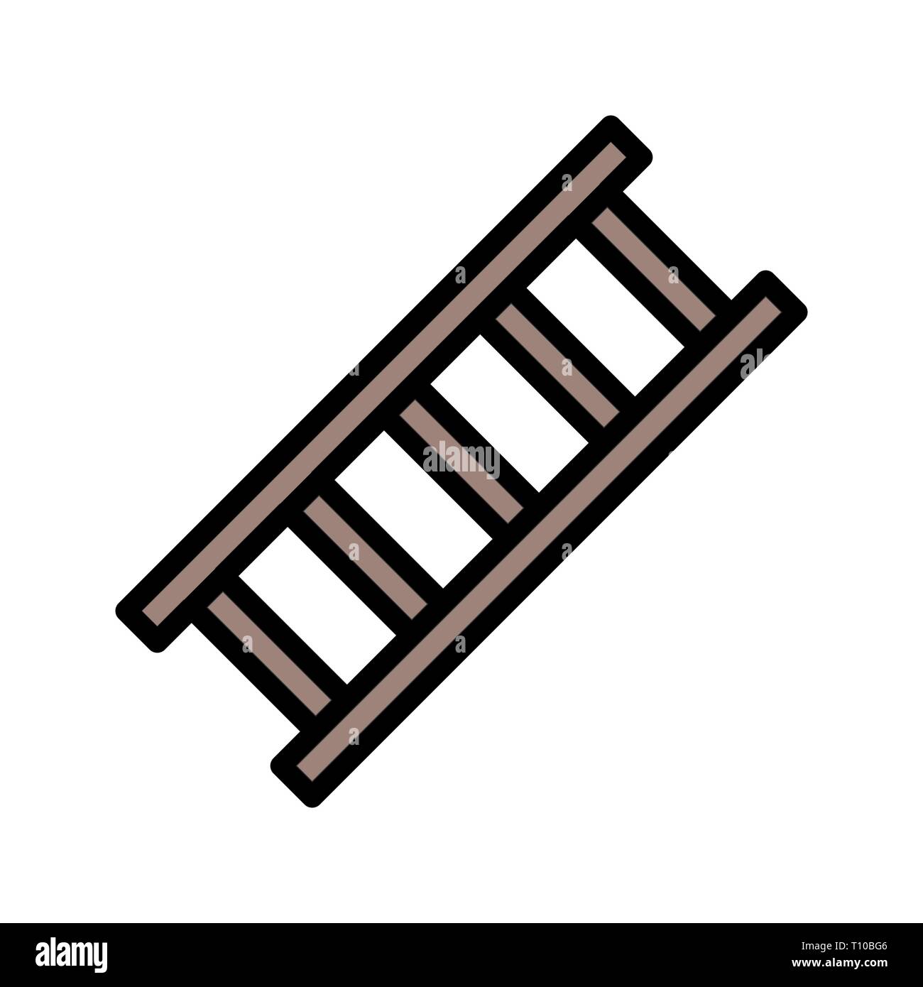 Illustration Ladder Icon Stock Photo - Alamy