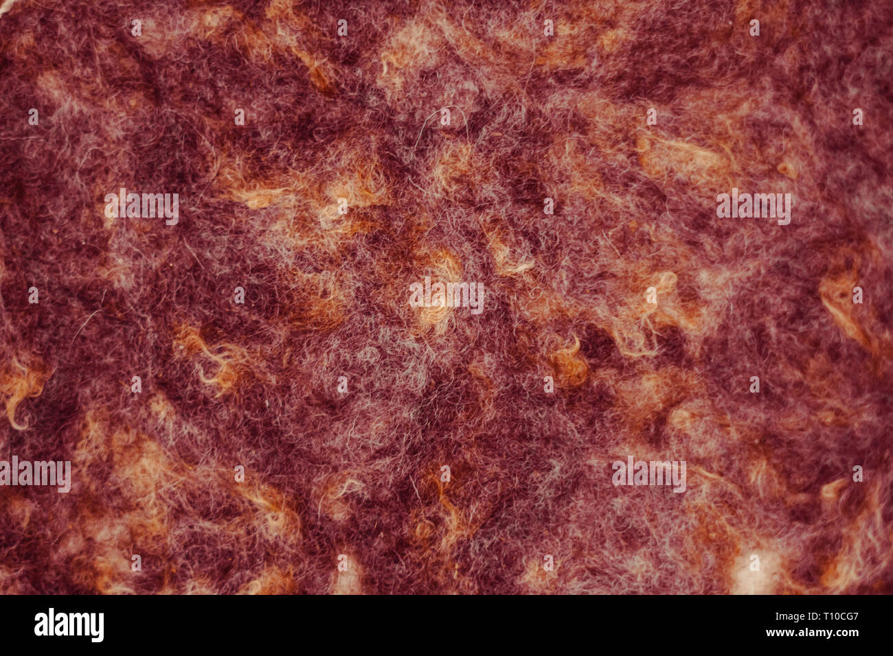 Texture of wooly felt material Stock Photo - Alamy