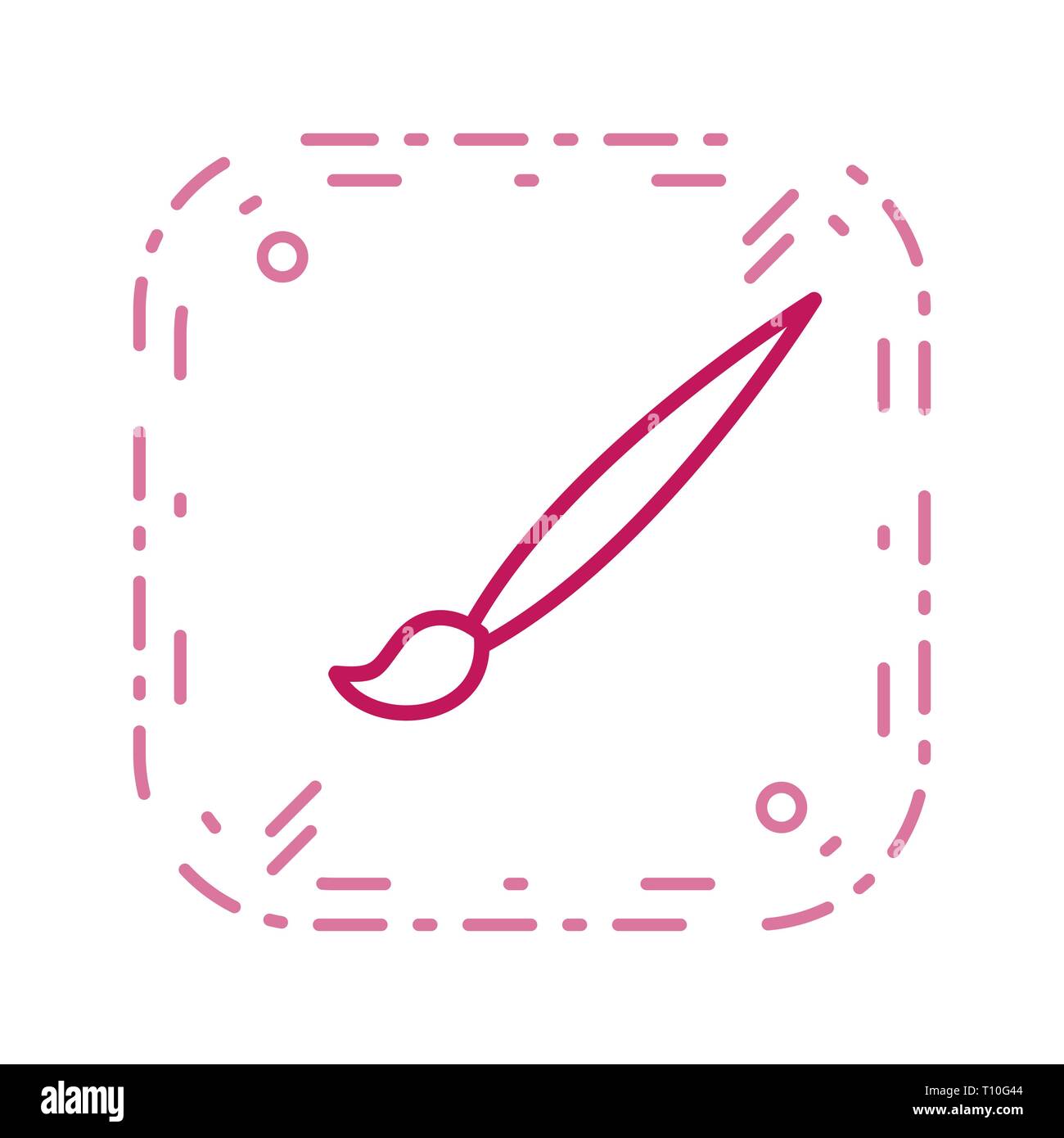 Illustration Drawing Brush Icon Stock Photo Alamy