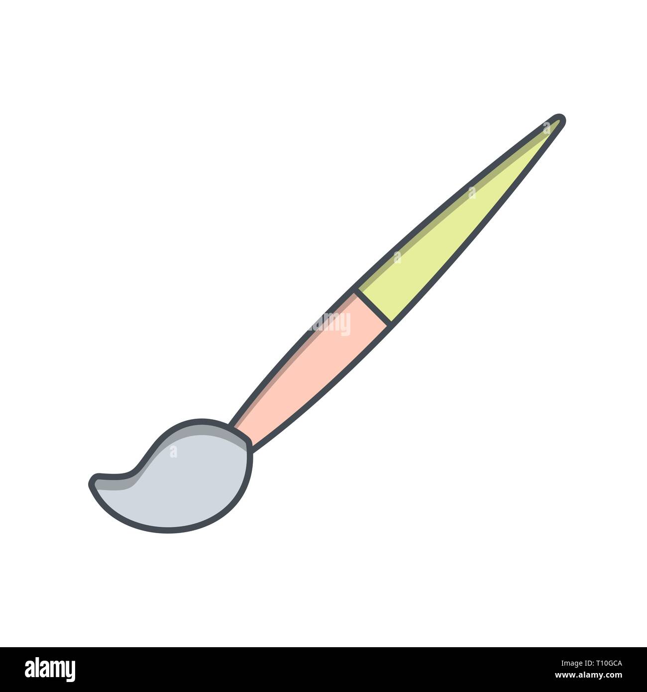 Illustration Drawing Brush Icon Stock Photo Alamy