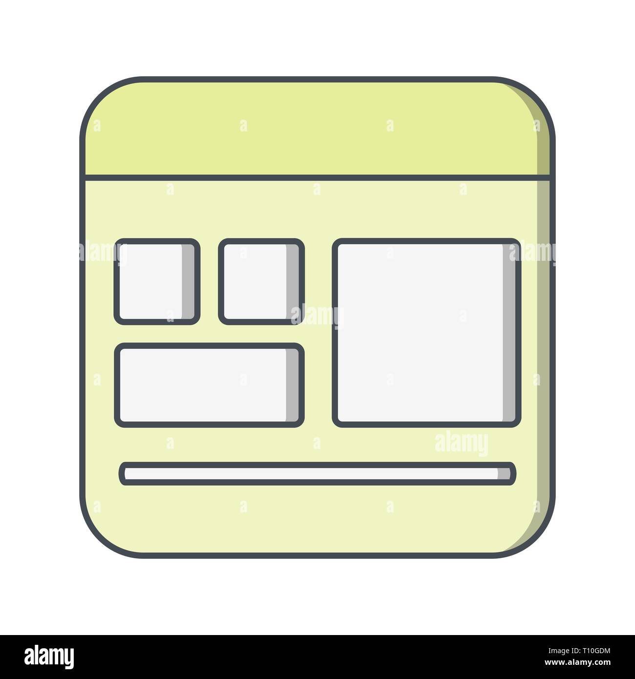 Illustration Template Icon Stock Photo Alamy