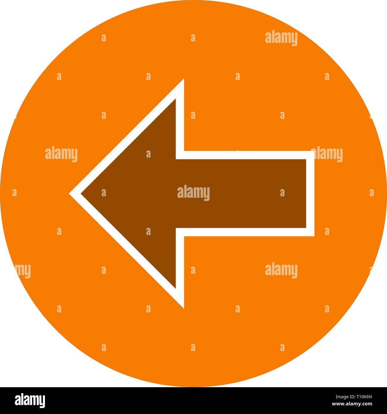 Illustration Left Icon Stock Photo - Alamy
