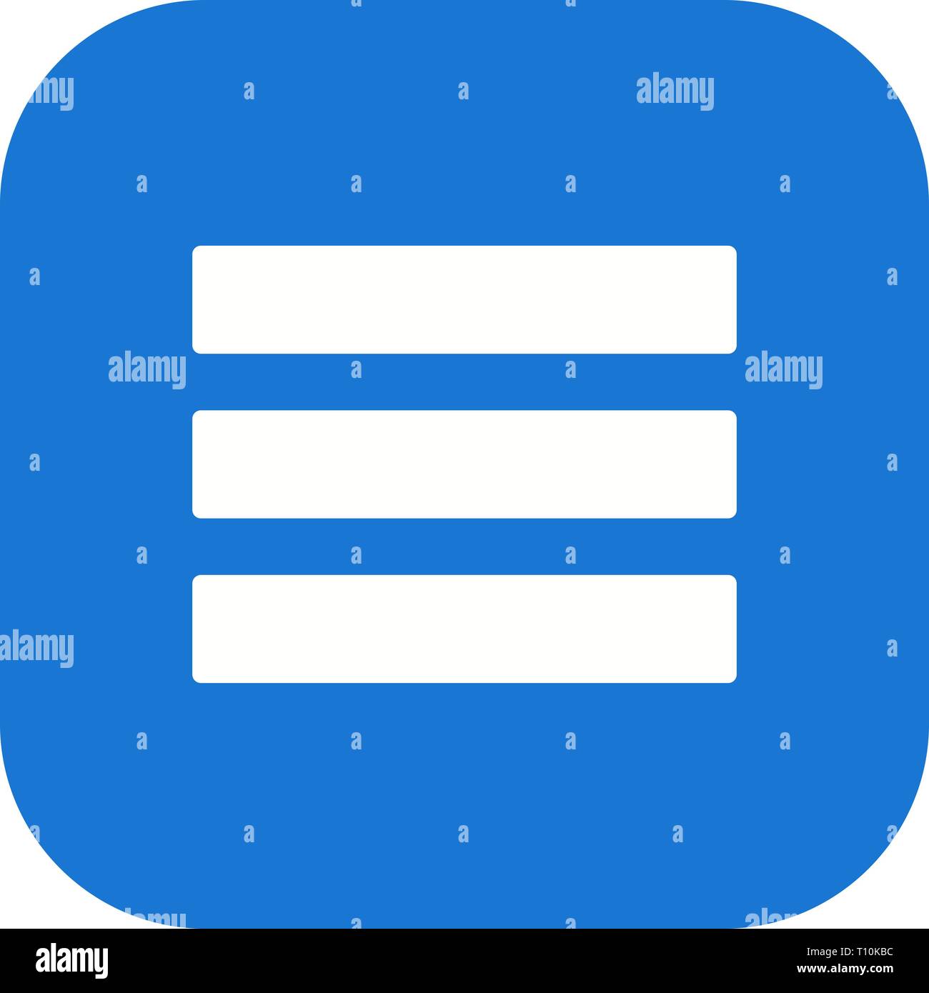 Illustration Menu Icon Stock Photo - Alamy