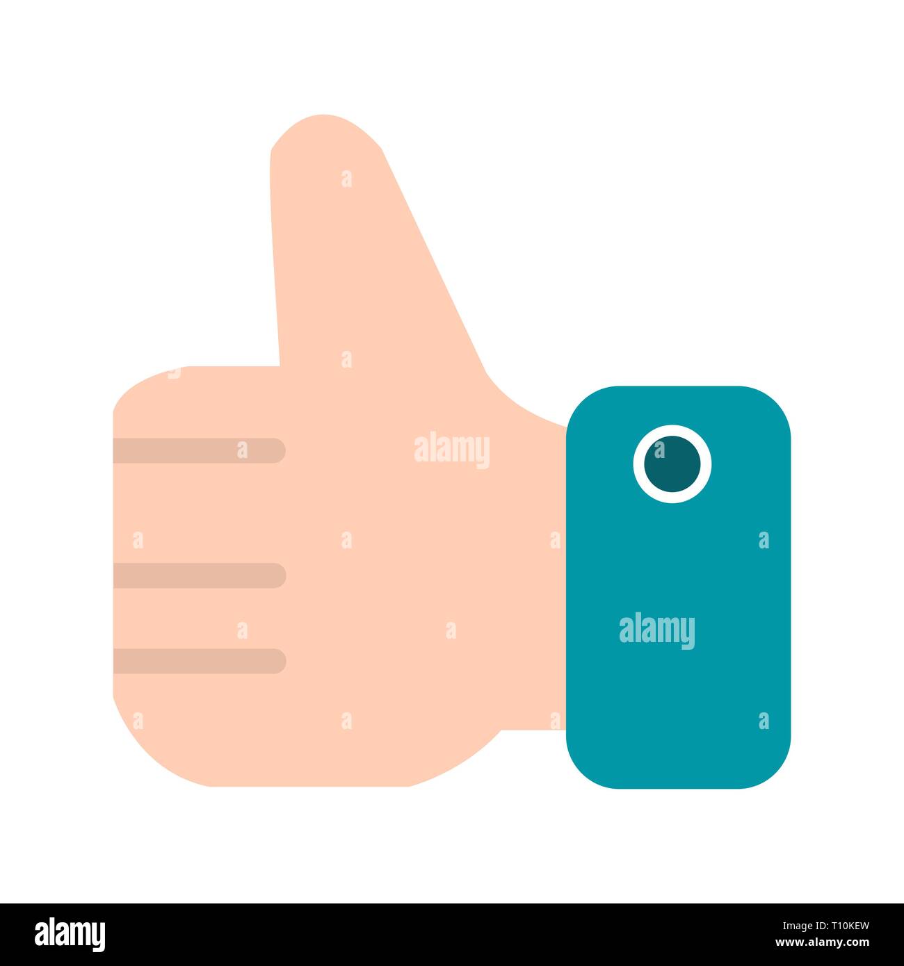 Illustration Like Icon Stock Photo - Alamy