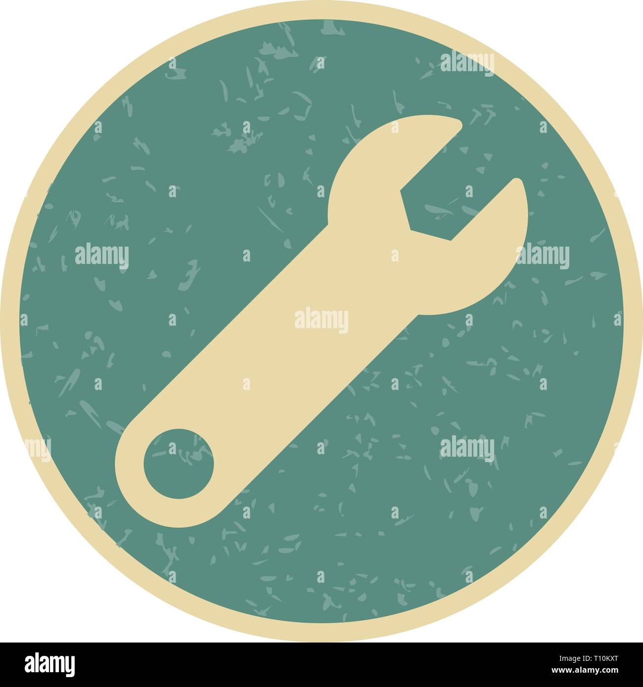 Illustration Wrench Icon Stock Photo