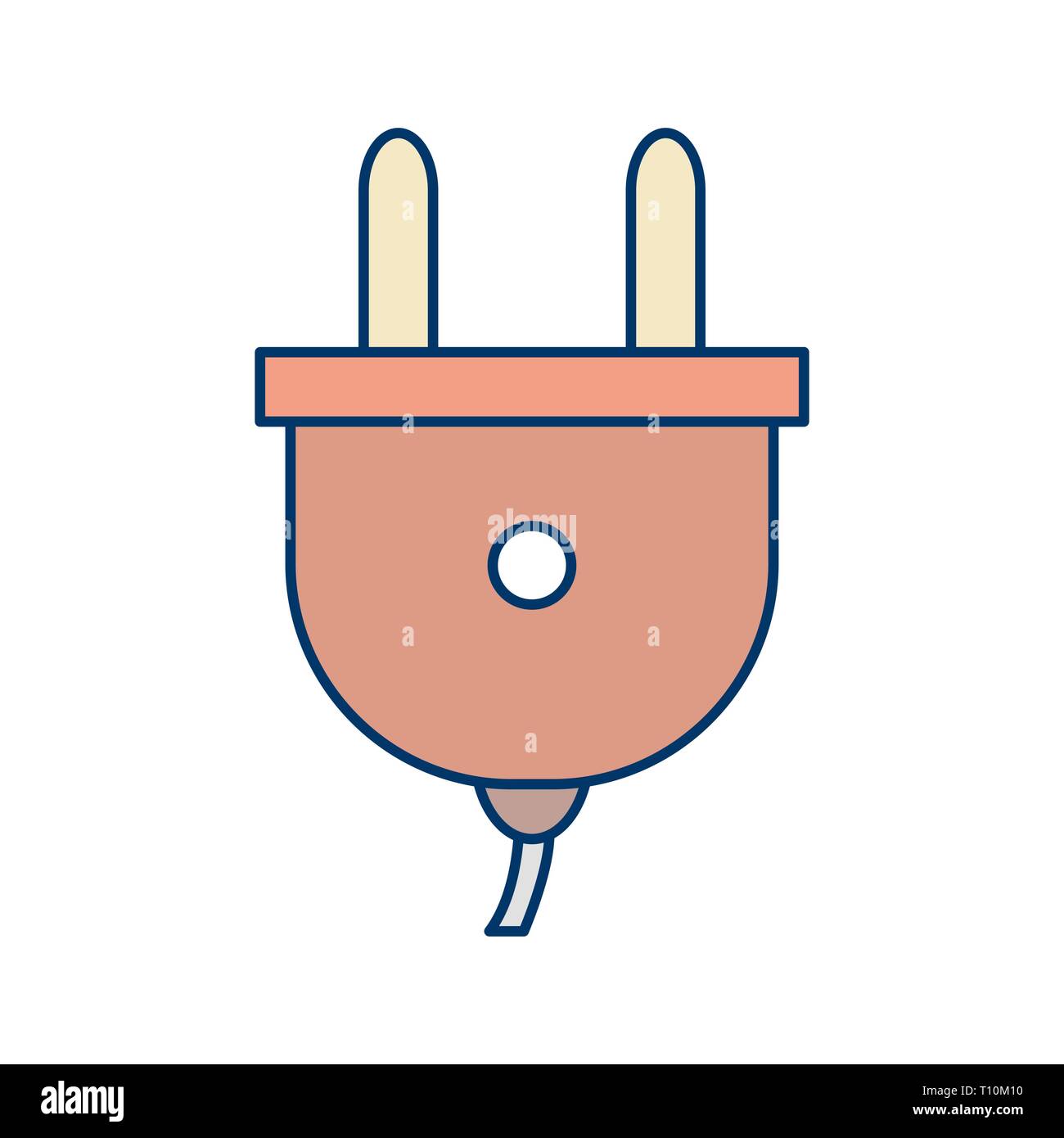 Illustration Plug Icon Stock Photo - Alamy