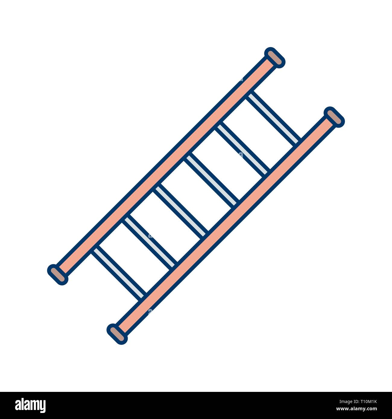 Illustration Ladder Icon Stock Photo - Alamy