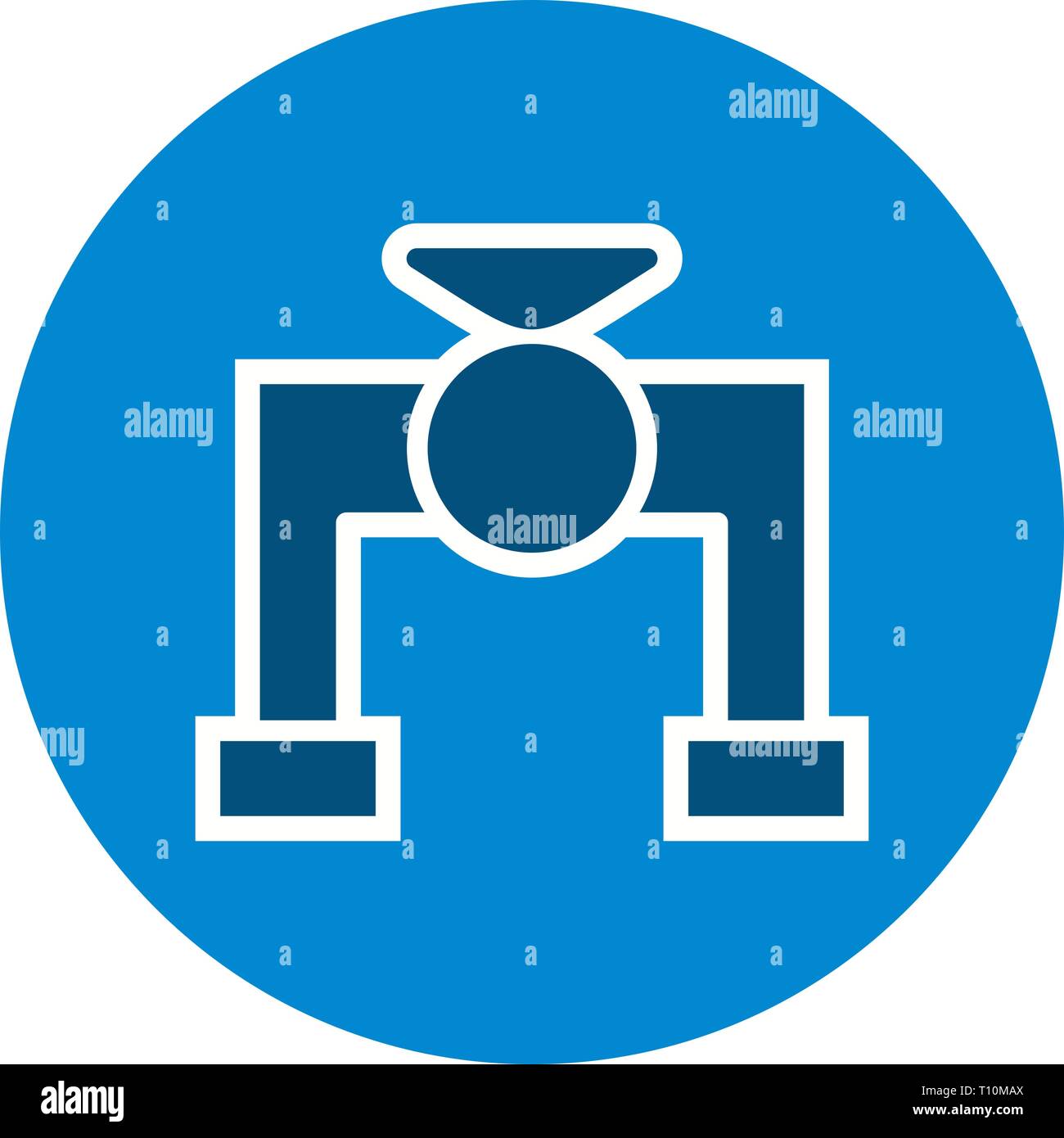 Illustration Valve Icon Stock Photo - Alamy