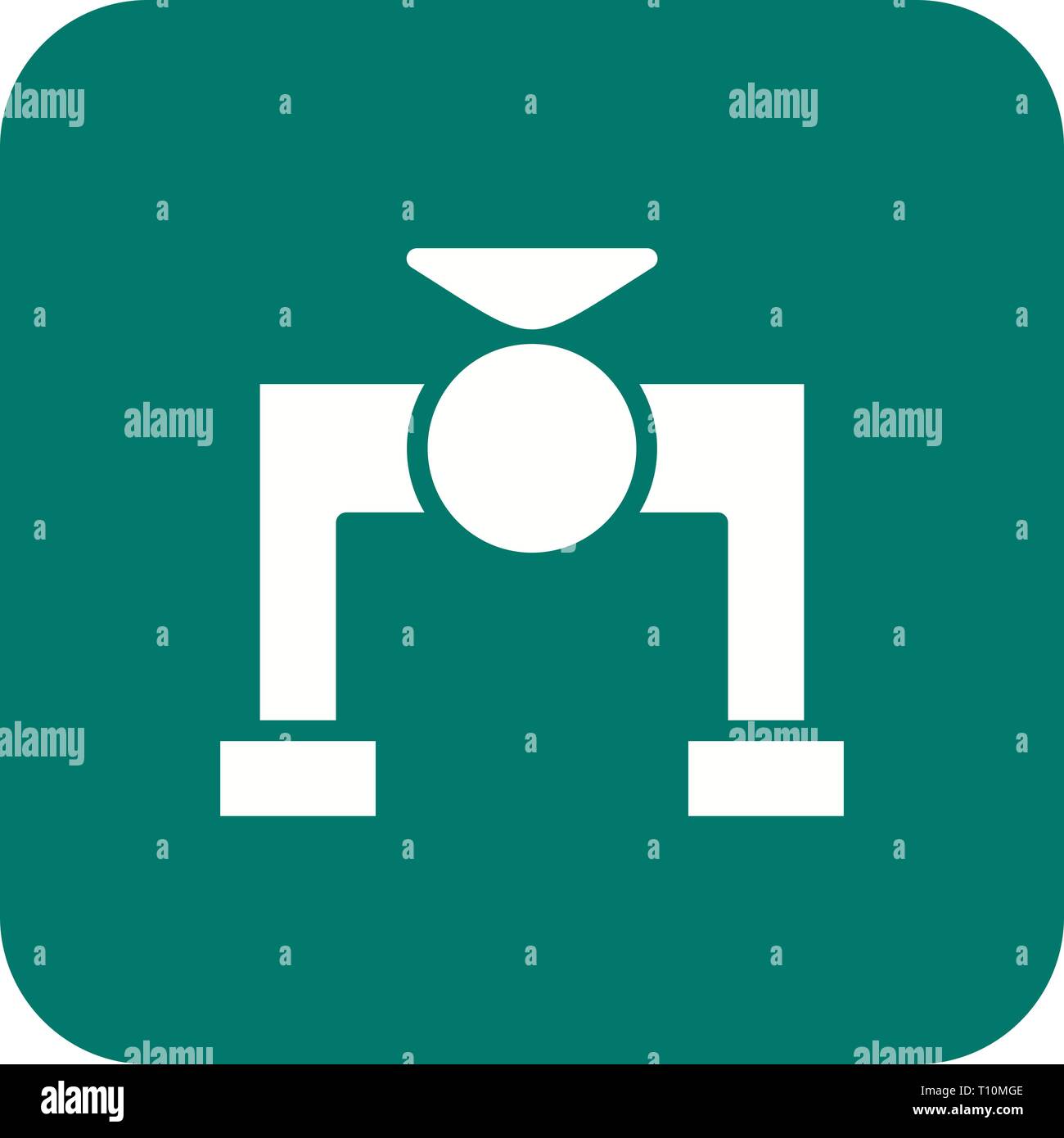 Illustration Valve Icon Stock Photo - Alamy
