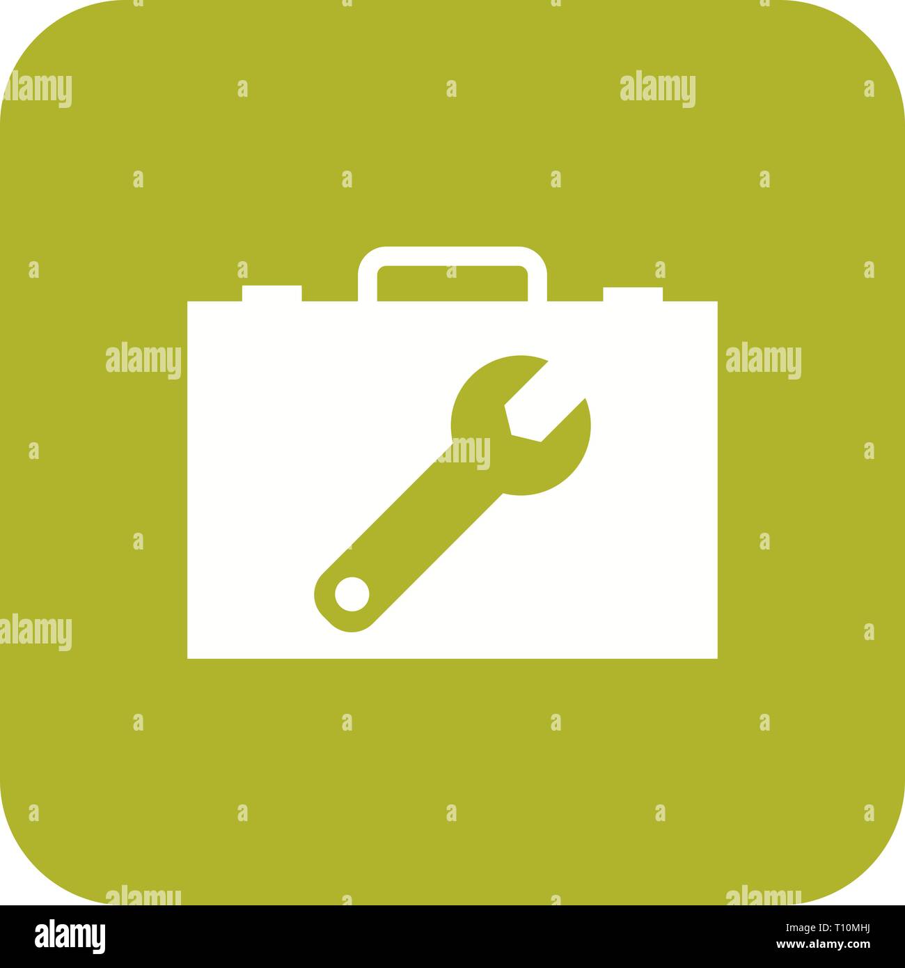 Illustration Tool box Icon Stock Photo - Alamy