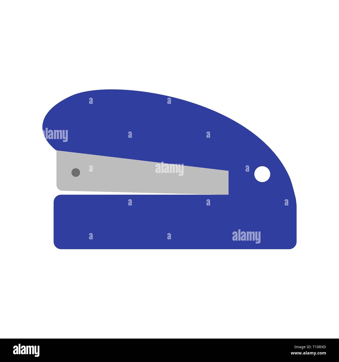 Illustration Stapler Icon Stock Photo - Alamy
