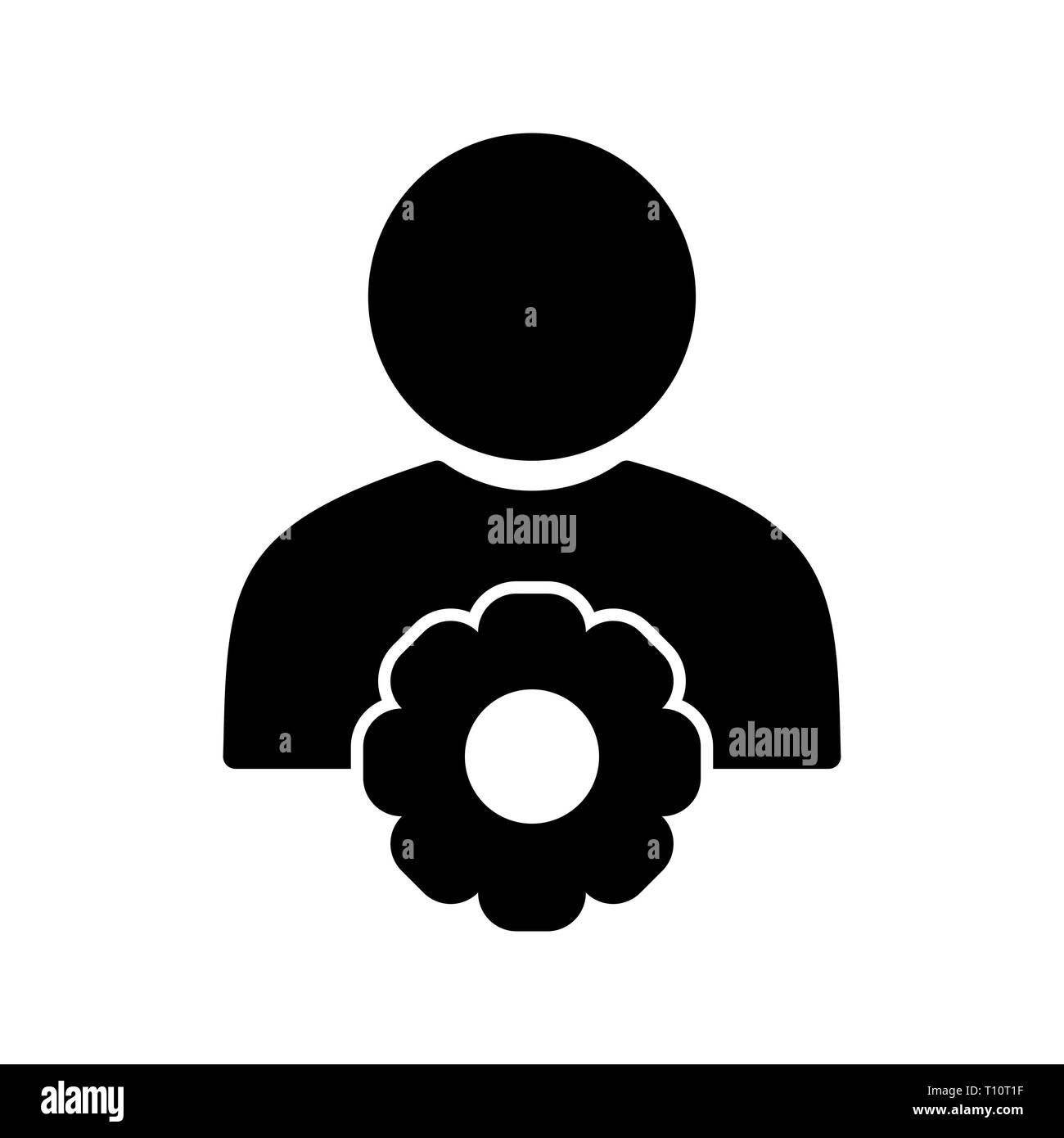 Illustration User Management Icon Stock Photo - Alamy