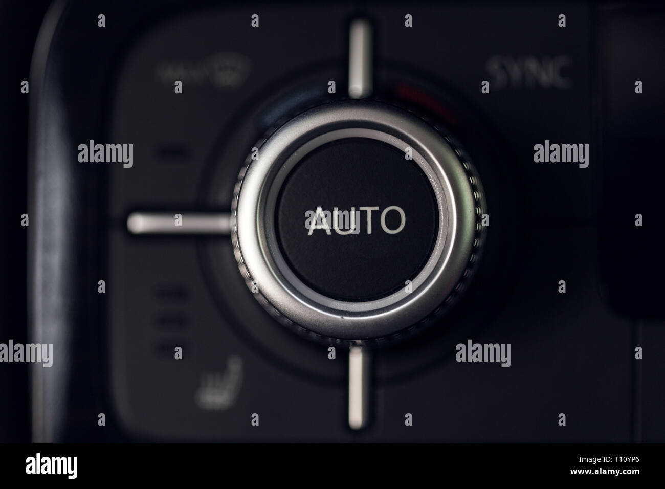 car climate control button Stock Photo Alamy