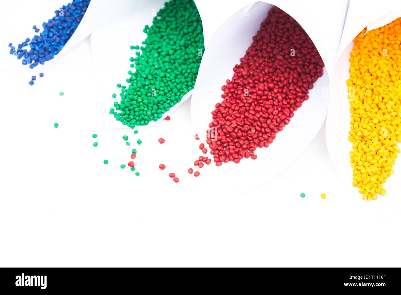 tinted plastic granulate for injection moulding process Stock Photo Alamy