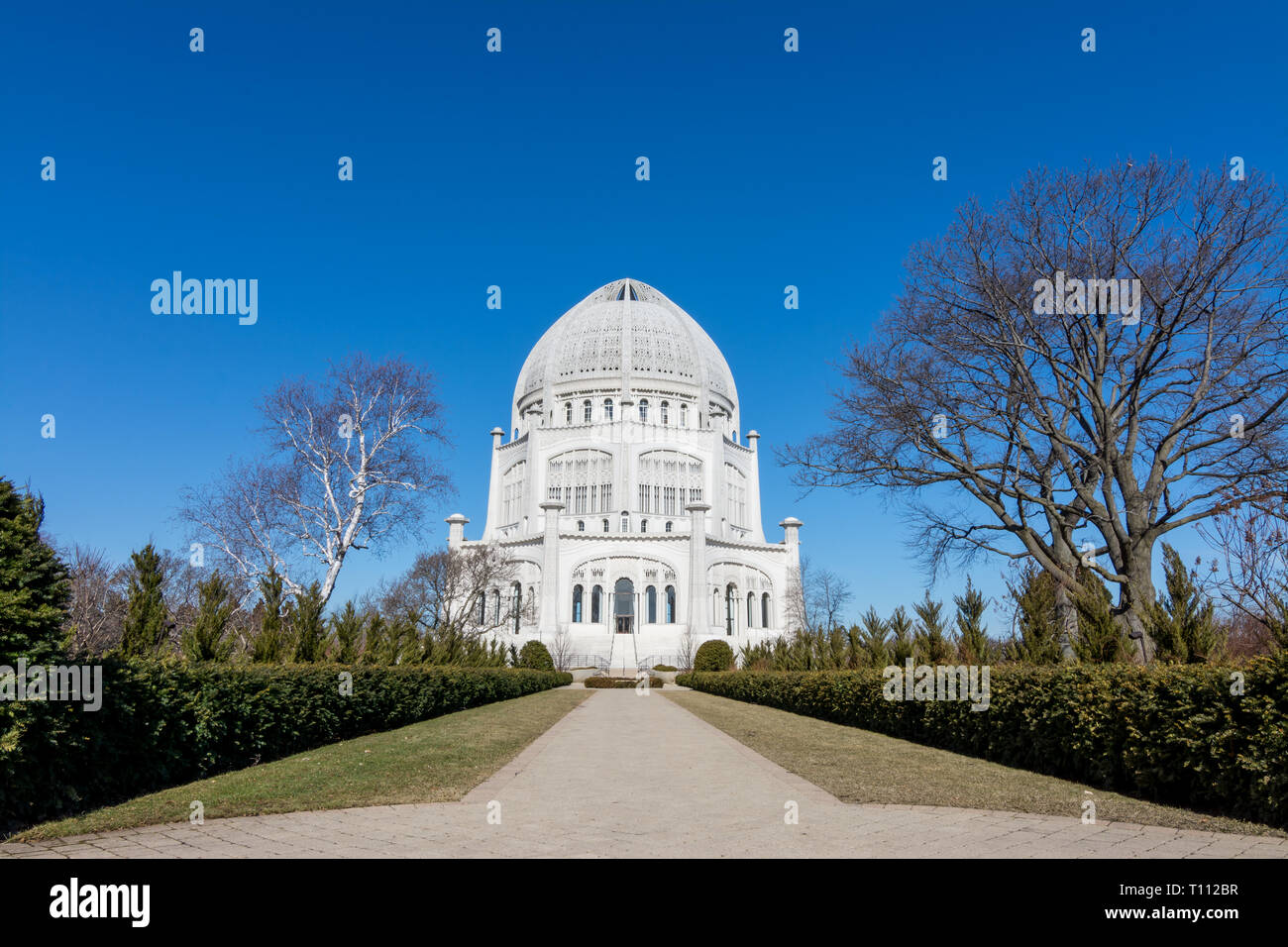 The Bahai house of worship in Wilmette, Illinois.One of 10 dedicated