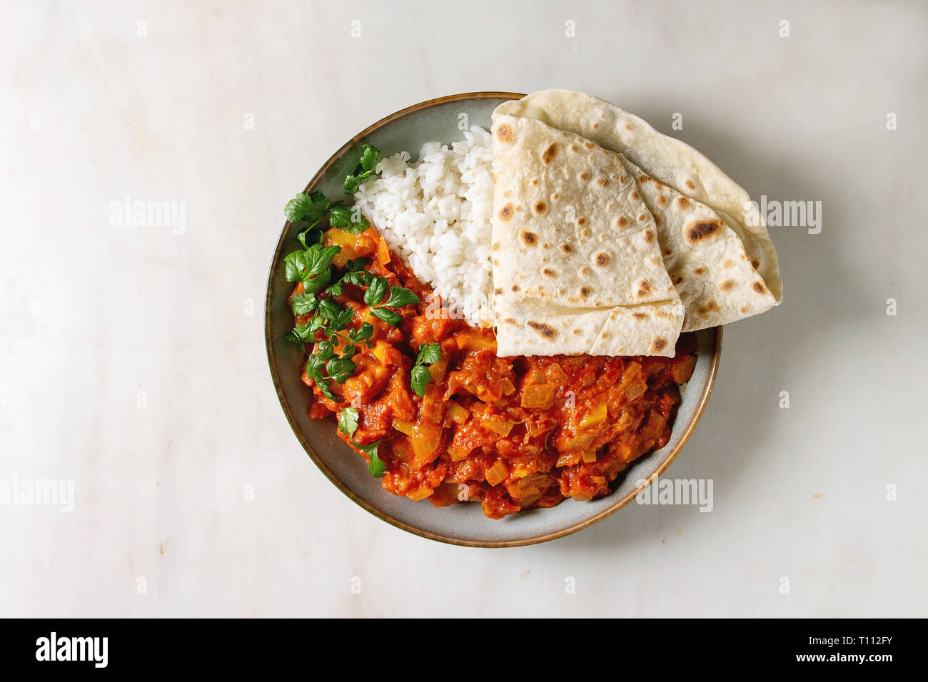 Vegan jackfruit curry Stock Photo Alamy