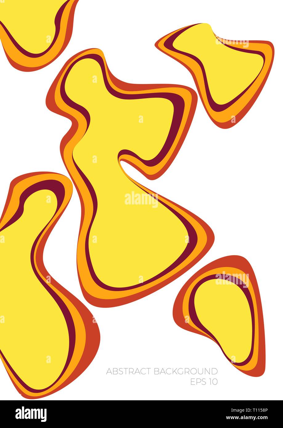 Abstract shapes background. Vector illustration Stock Vector Image ...