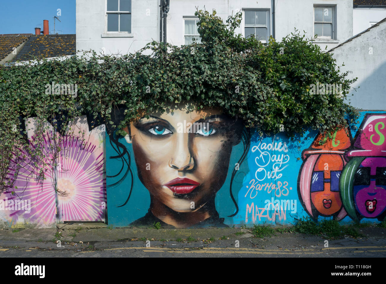 Street Art And Graffiti In Brighton And Hove Stock Photo Alamy