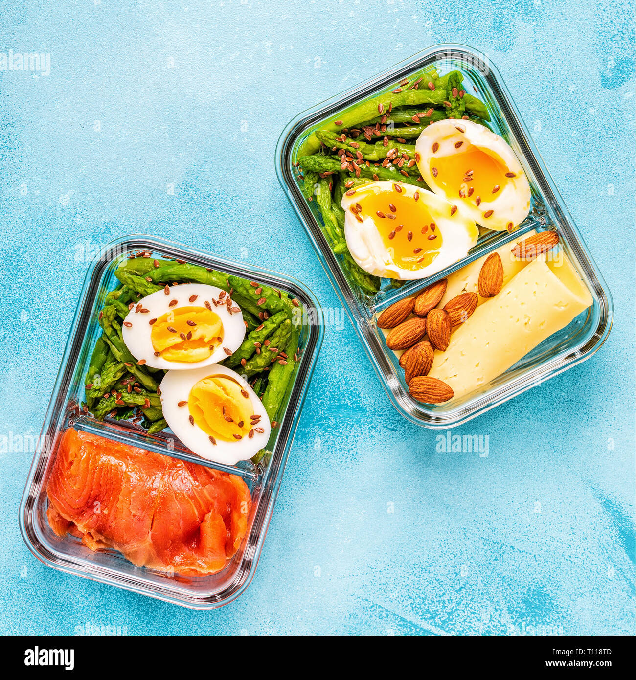 Healthy balanced lunch box, ketogenic diet lunch, home food for office ...