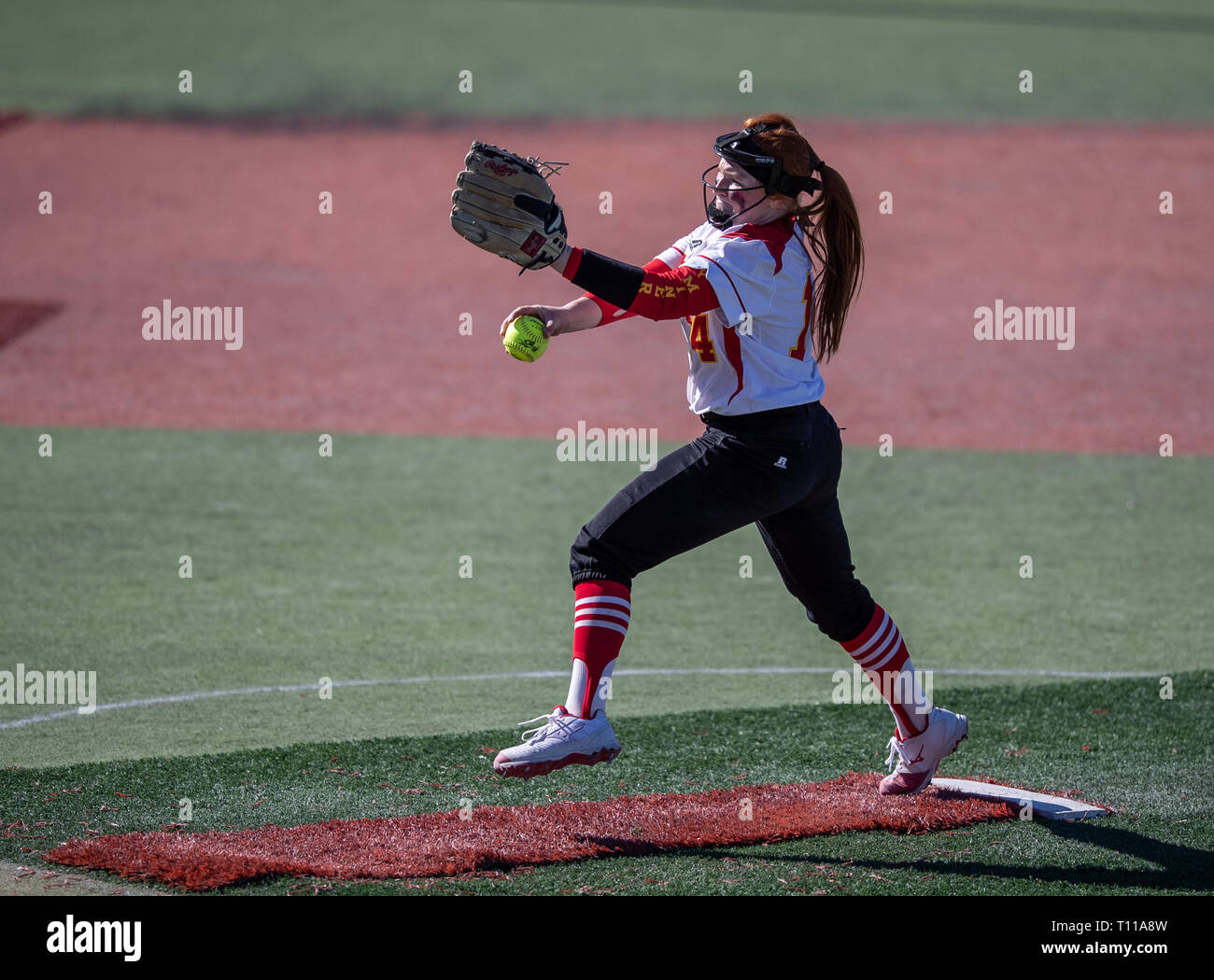 Softball action with Yreka vs. Enterprise High School in Redding