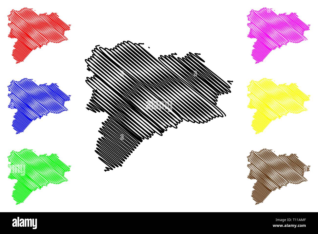 Edinburgh United Kingdom Scotland - Edinburgh United Kingdom Scotland Local Government In Scotland Map Vector Illustration Scribble Sketch City And Council Area Edinburgh Map T11AMF 