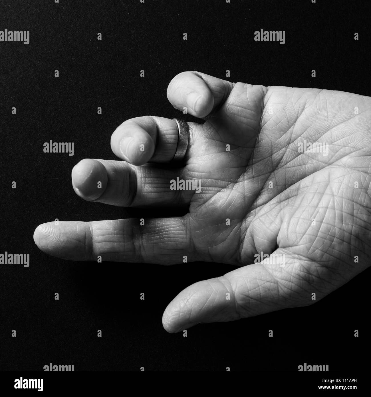 Black White Image Of Man S Hand Open Palm Up And Pointing Isolated Against A Black Background With Dramatic Sidelight Stock Photo Alamy Black White Image Of Man S Hand Open Palm Up And Pointing Isolated Against A Black Background With Dramatic Sidelight Stock Photo Alamy