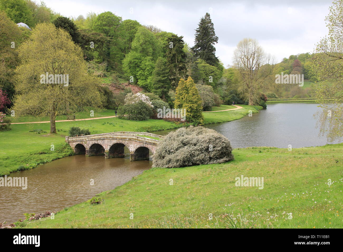 Stourhead, Wiltshire, England Stock Photo Alamy