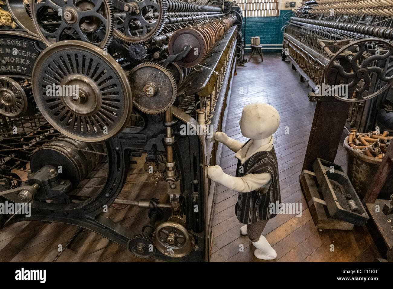 Steam Powered Textile Mill England High Resolution Stock Photography