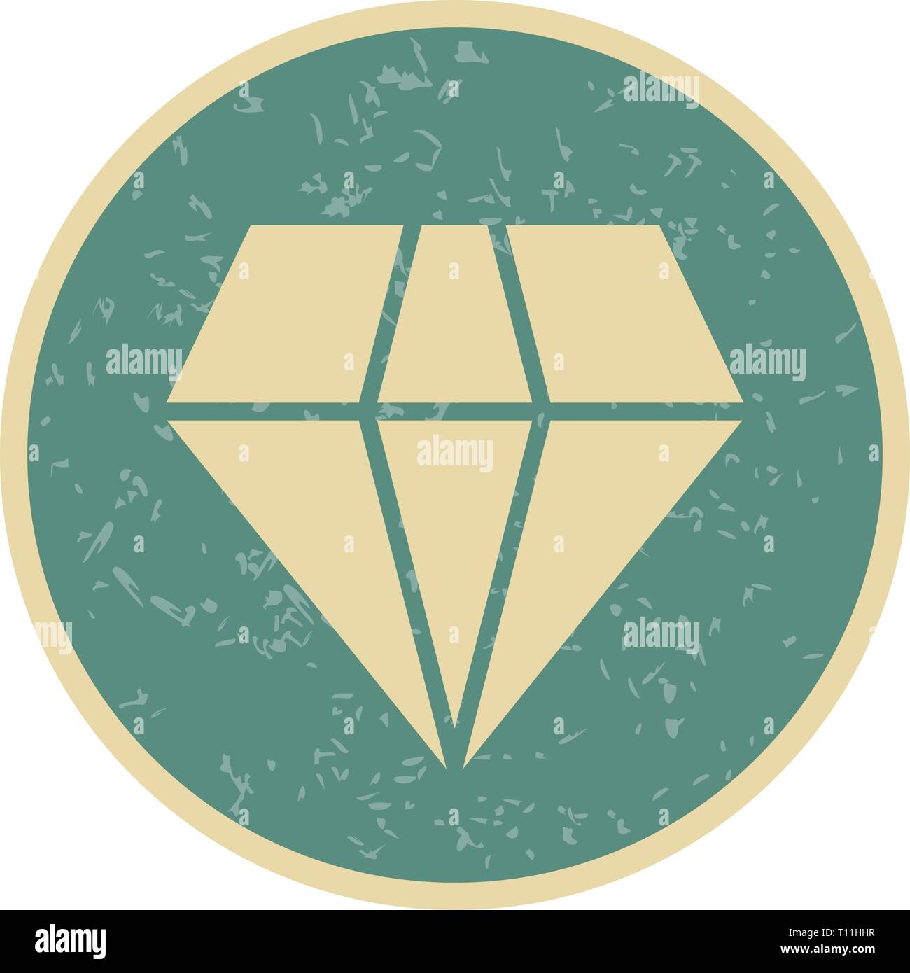 Vector Diamond Icon Stock Photo - Alamy