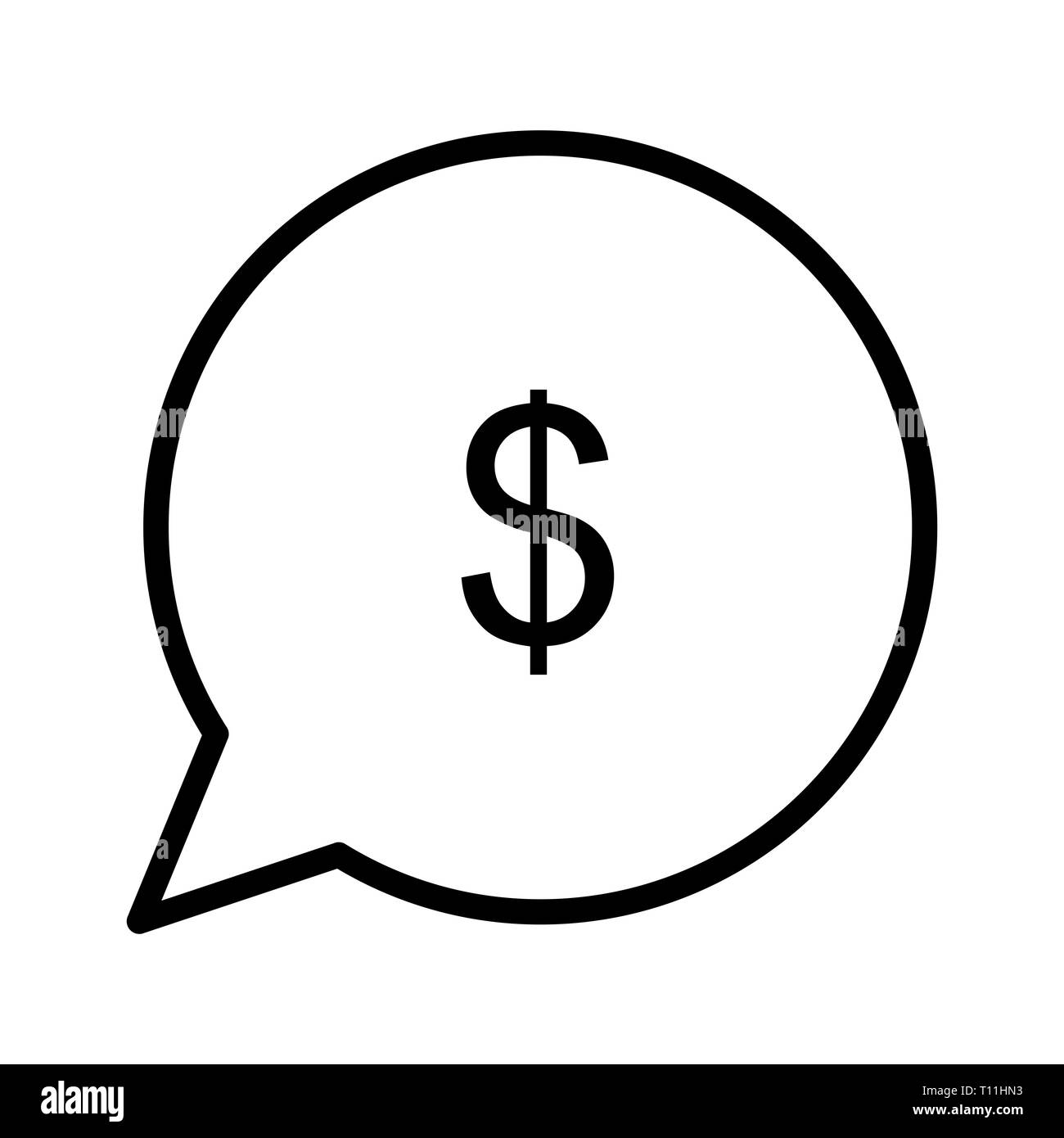 Vector Send Money Icon Stock Photo - Alamy